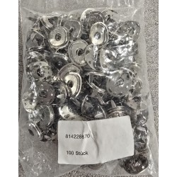814228670 MSyn Zapięcie "Lift the dot" Nogi (7mm) mosiężne niklowane (ZESTAW 100 sztuk)
