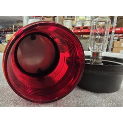 3506232000 S40 AQUA SIGNAL 360ST LAMPA NAWIGACYJNA 474417 12V CZERWONA MASZTOWA, OBUDOWA CZARNA (OUTLET)