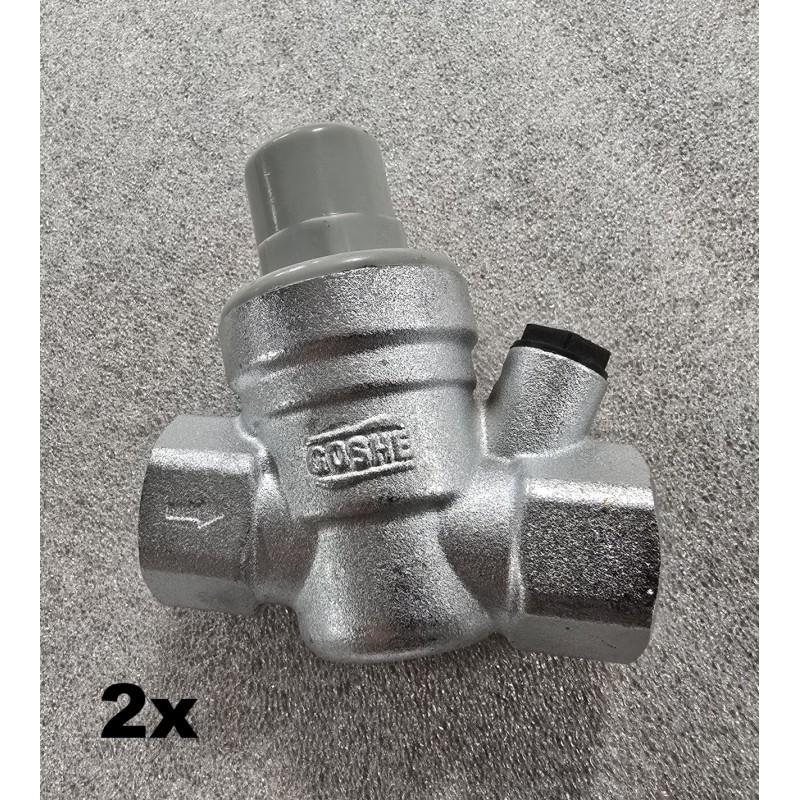 0350.302 GOSHE REDUKTOR CIŚNIENIA WODY 3/4" bez manometru (ZESTAW 2 SZTUKI) 0350.302 GOSHE REDUKTOR CIŚNIENIA WODY 3/4" bez manometru (ZESTAW 2 SZTUKI)