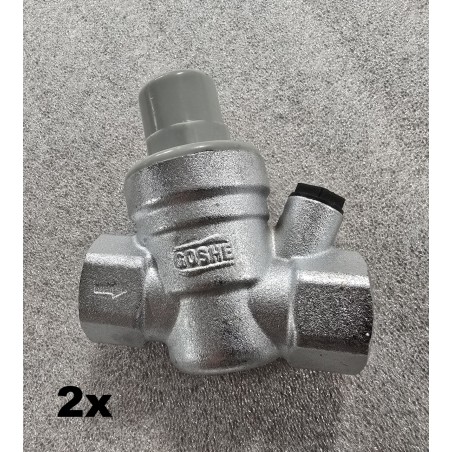 0350.302 GOSHE REDUKTOR CIŚNIENIA WODY 3/4" bez manometru (ZESTAW 2 SZTUKI)