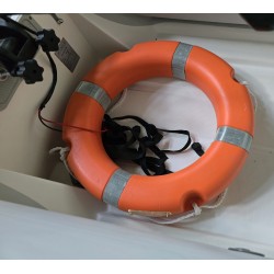 PRI240V PLASTIMO PONTON ZE SZTYWNYM DNEM + SILNIK FLOVER 45LBS (POTESTOWY)