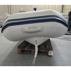 PRI240V PLASTIMO PONTON ZE SZTYWNYM DNEM + SILNIK FLOVER 45LBS (POTESTOWY)