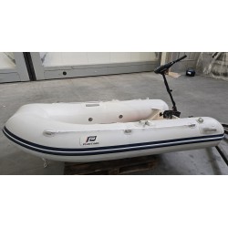 PRI240V PLASTIMO PONTON ZE SZTYWNYM DNEM + SILNIK FLOVER 45LBS (POTESTOWY)