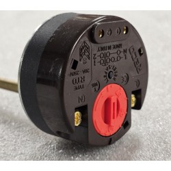 8292RTD RECO TERMOREGULATOR Z PRĘTEM MECHANICZNYM RTD 20A 250V Z GNIAZDEM TERMICZNYM (OUTLET)