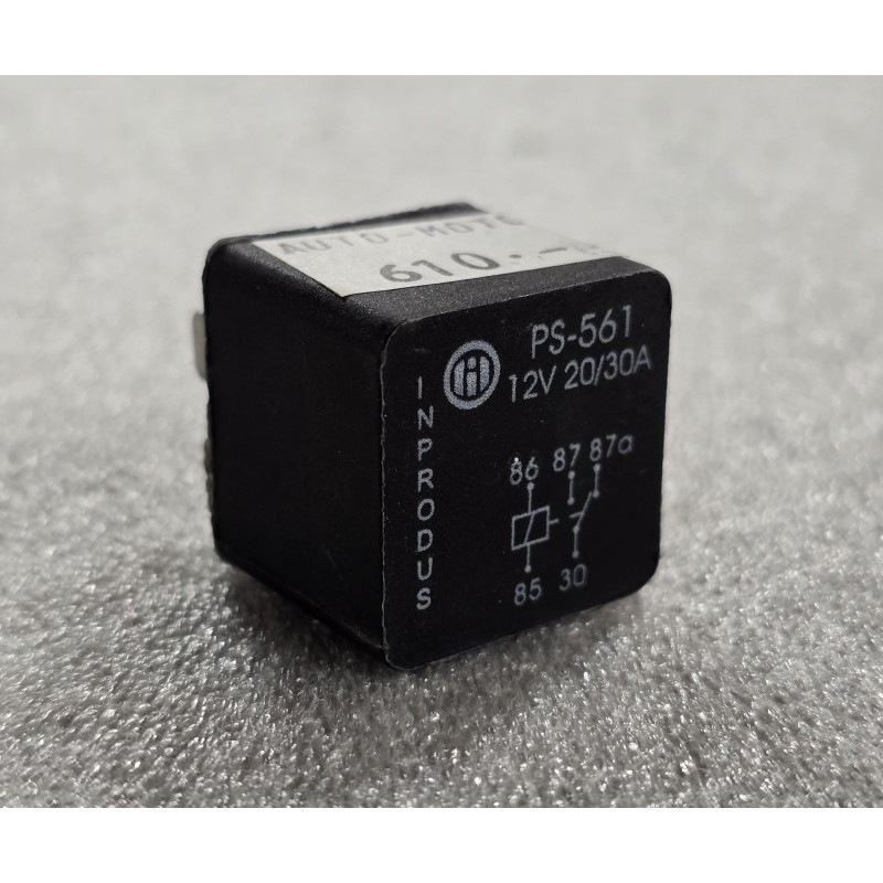 PS-561 INPRODUS PRZEKAŹNIK ŚWIATEŁ SYGNAŁU 12V 20/30A PS-561 INPRODUS PRZEKAŹNIK ŚWIATEŁ SYGNAŁU 12V 20/30A
