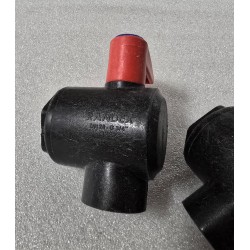 RANDEX ZAWÓR KULOWY 2-DROŻNY KĄTOWY PPG 3/4" EPDM 2 SZTUKI (OUTLET)