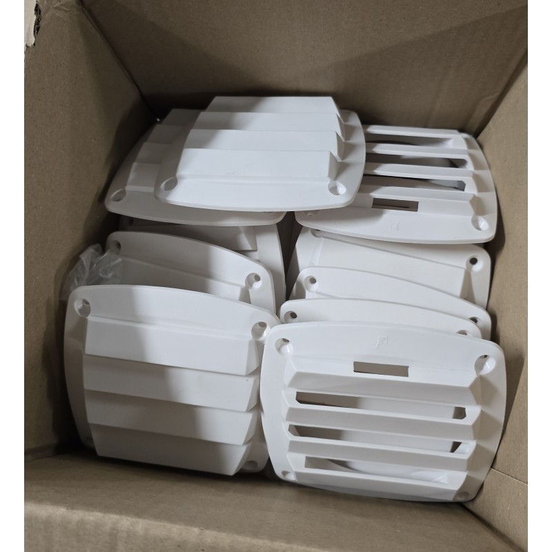 480814 ROCA KRATKI WENTYLACYJNE BEZ ADAPTERA PCV BIAŁE 125x125mm (ZESTAW 15 SZTUK)