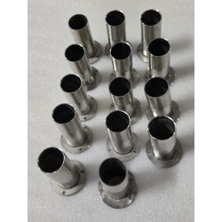 GNIAZDO (SZYJKA) Z KOŁNIERZEM NA 3 ŚRUBY ZE STALI NIERDZEWNEJ (OUTLET) 100x60x30