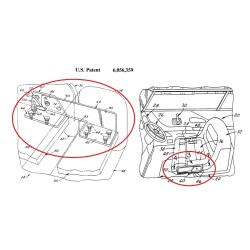 MF1045 TECLA WSPORNIKI PODPÓREK DO SKŁADANEGO FOTELA STERNIKA BIAŁE (ZESTAW 2 SZTUKI)