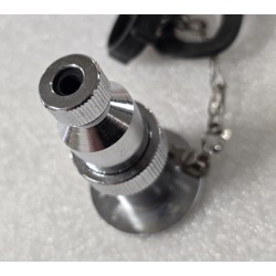 ZŁĄCZE ELEKTRYCZNE POKŁADOWE 3-STYKOWE 3A (POTESTOWE) MOSIĄDZ CHROM Z KORKIEM