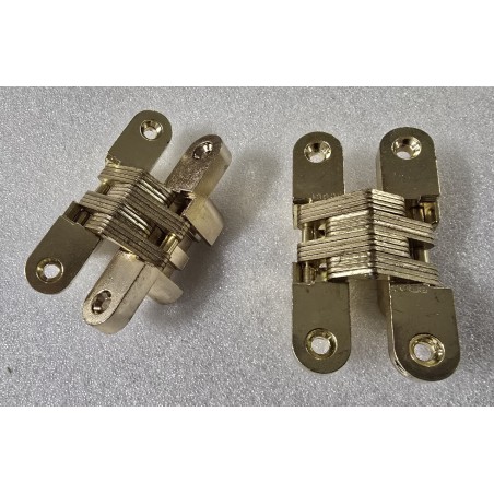 830 CEAM ZAWIAS NIEWIDOCZNY WPUSZCZANY 3D 19x95MM MOSIĄDZ (ZESTAW 10 SZTUK)