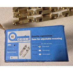 800 CEAM GNIAZDO MONTAŻOWE DO ZAWIASÓW 830 NIKIEL (ZESTAW 8 SZTUK)