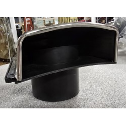 OTWÓR WENTYLACYJNY ZE STALI NIERDZEWNEJ 142(105)x122x60 AISI304  (POWYSTAWOWY)