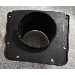 OTWÓR WENTYLACYJNY ZE STALI NIERDZEWNEJ 142(105)x122x60 AISI304  (POWYSTAWOWY)