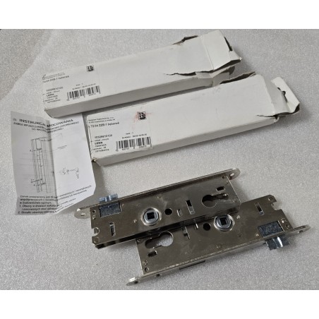 72/34 ZZB-1 METALPLAST BĘBENKOWY ZAMEK WPUSZCZANY NIKIEL CHROM 2 SZTUKI (POWYSTAWOWY)