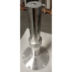 48.701.60 OSCULATI NOGA (POSTUMENT) DO FOTELA BEZ PODSTAWY MOCUJĄCEJ (UŻYWANA, NIEKOMPLETNA)