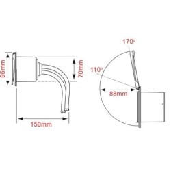 42576 NUOVA RADE POJEMNIK NA MIESZACZ DO PRZYSZNICA RUFOWEGO BIAŁY