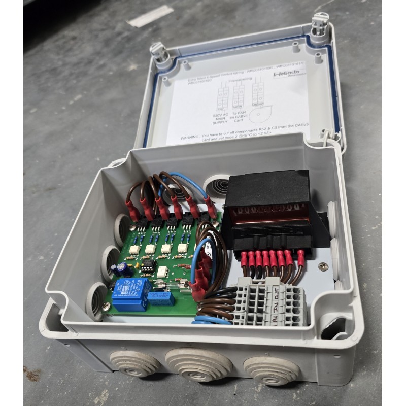 WBCL010160C WEBASTO TŁUMIK ELEKTRONICZNY BLUECOOL A-SERIES CO SV SH 4500-4600 BTU