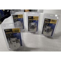 6373EL-B MARINCO GNIAZDO ZASILANIA ZE STALI NIERDZEWNEJ 50A 125/250V