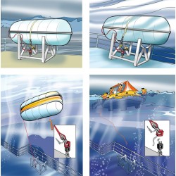 H20R HAMMAR ZWALNIACZ HYDROSTATYCZNY TRATWY RATUNKOWEJ H-20 SOLAS GRI HR-0100