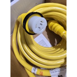 6153SPP MARINCO Wtyczka z przewodem 50A bez lampek 125V 50FT. ŻÓŁTY