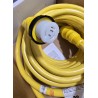 6153SPP MARINCO Wtyczka z przewodem 50A bez lampek 125V 50FT. ŻÓŁTY