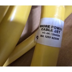 6153SPP MARINCO Wtyczka z przewodem 50A bez lampek 125V 50FT. ŻÓŁTY