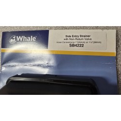 SB4222 WHALE FILTR SSĄCY DO PŁYTKICH ZĘZ Z WBUDODOWANYM ZAWOREM ZWROTNYM