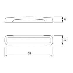 FASP2013SX1CA00 QUICK LAMPKA PRZYSTOPNIOWA TAB SSR4 MIRROR POLISHED DAYLIGHT