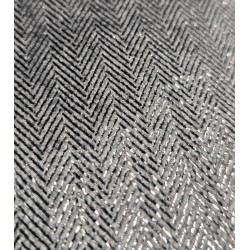 7587/01 MIZAR TKANINA BLACK EDITION Z KOLEKCJI GOLDWYN PRINTS&WEAVES INACHI STEEPLE GREY CIEMNY SZARY ROLKA 5mb