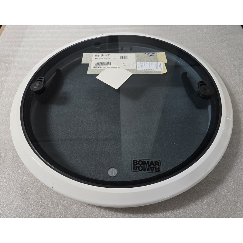 N1139-10P-WT BOMAR Luk okrągły biały (OUTLET, NIEKOMPLETNY)