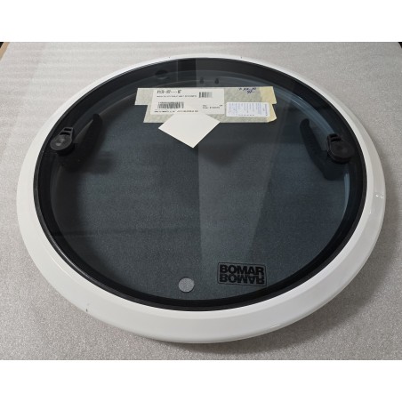 N1139-10P-WT BOMAR Luk okrągły biały (OUTLET, NIEKOMPLETNY)