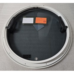 N1139-10P-WT BOMAR Luk okrągły biały (OUTLET, NIEKOMPLETNY)