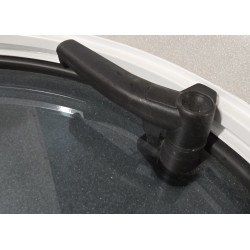 N1139-10P-WT BOMAR Luk okrągły biały (OUTLET, NIEKOMPLETNY)