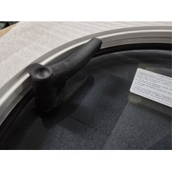 N1139-10P-WT BOMAR Luk okrągły biały (OUTLET, NIEKOMPLETNY)