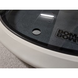 N1139-10P-WT BOMAR Luk okrągły biały (OUTLET, NIEKOMPLETNY)