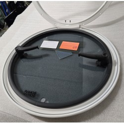 N1139-10P-WT BOMAR Luk okrągły biały (OUTLET, NIEKOMPLETNY)