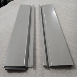 Z37H568S.E BLUM SYSTEM ŚCIAN BOCZNYCH SZUFLADY L:600MM H:131MM L+P SZARY BOXSIDE (NIEKOMPLETNY)