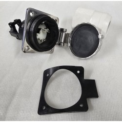 6373EL-B MARINCO GNIAZDO ZASILANIA ZE STALI NIERDZEWNEJ 50A 125/250V (POWYSTAWOWE)