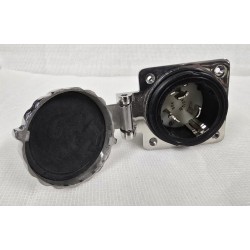 6373EL-B MARINCO GNIAZDO ZASILANIA ZE STALI NIERDZEWNEJ 50A 125/250V (POWYSTAWOWE)