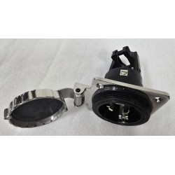 6373EL-B MARINCO GNIAZDO ZASILANIA ZE STALI NIERDZEWNEJ 50A 125/250V (POWYSTAWOWE)