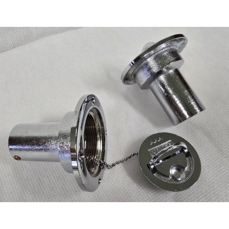 FCAPWATER VETUS POKRYWA Z KORKIEM / WLEW WODY Ø38MM DO JACHTU (2 SZTUKI)