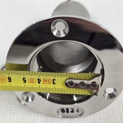 ROCA SZYJKA WLEWU DO WĘŻA Ø38MM 100x82MM WYKONANA Z POLEROWANEJ STALI AISI316