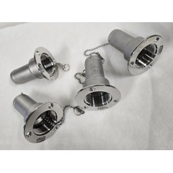 ROCA SZYJKA WLEWU DO WĘŻA Ø38MM 100x82MM WYKONANA Z POLEROWANEJ STALI AISI316