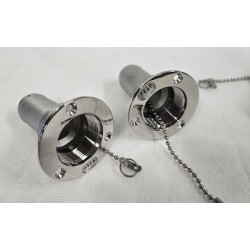 ROCA SZYJKA WLEWU DO WĘŻA Ø38MM 100x82MM WYKONANA Z POLEROWANEJ STALI AISI316