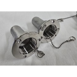 ROCA SZYJKA WLEWU DO WĘŻA Ø38MM 100x82MM WYKONANA Z POLEROWANEJ STALI AISI316