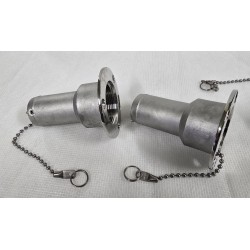 ROCA SZYJKA WLEWU DO WĘŻA Ø38MM 100x82MM WYKONANA Z POLEROWANEJ STALI AISI316