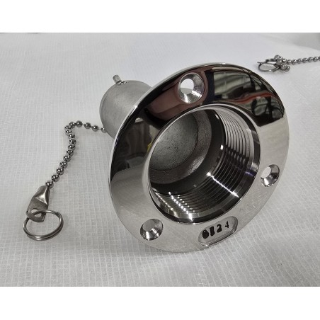 ROCA SZYJKA WLEWU DO WĘŻA Ø38MM 100x82MM WYKONANA Z POLEROWANEJ STALI AISI316