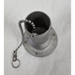 ROCA SZYJKA WLEWU DO WĘŻA Ø38MM 100x82MM WYKONANA Z POLEROWANEJ STALI AISI316