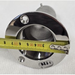 ROCA SZYJKA WLEWU DO WĘŻA Ø38MM 100x82MM WYKONANA Z POLEROWANEJ STALI AISI316